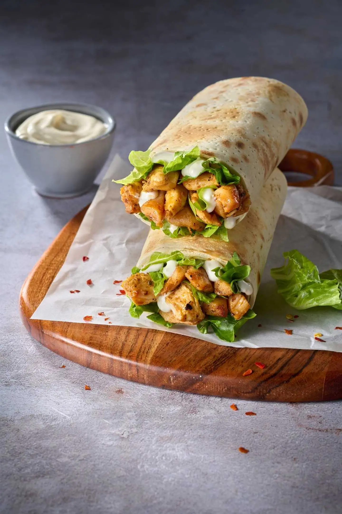 Cajun Chicken Wrap