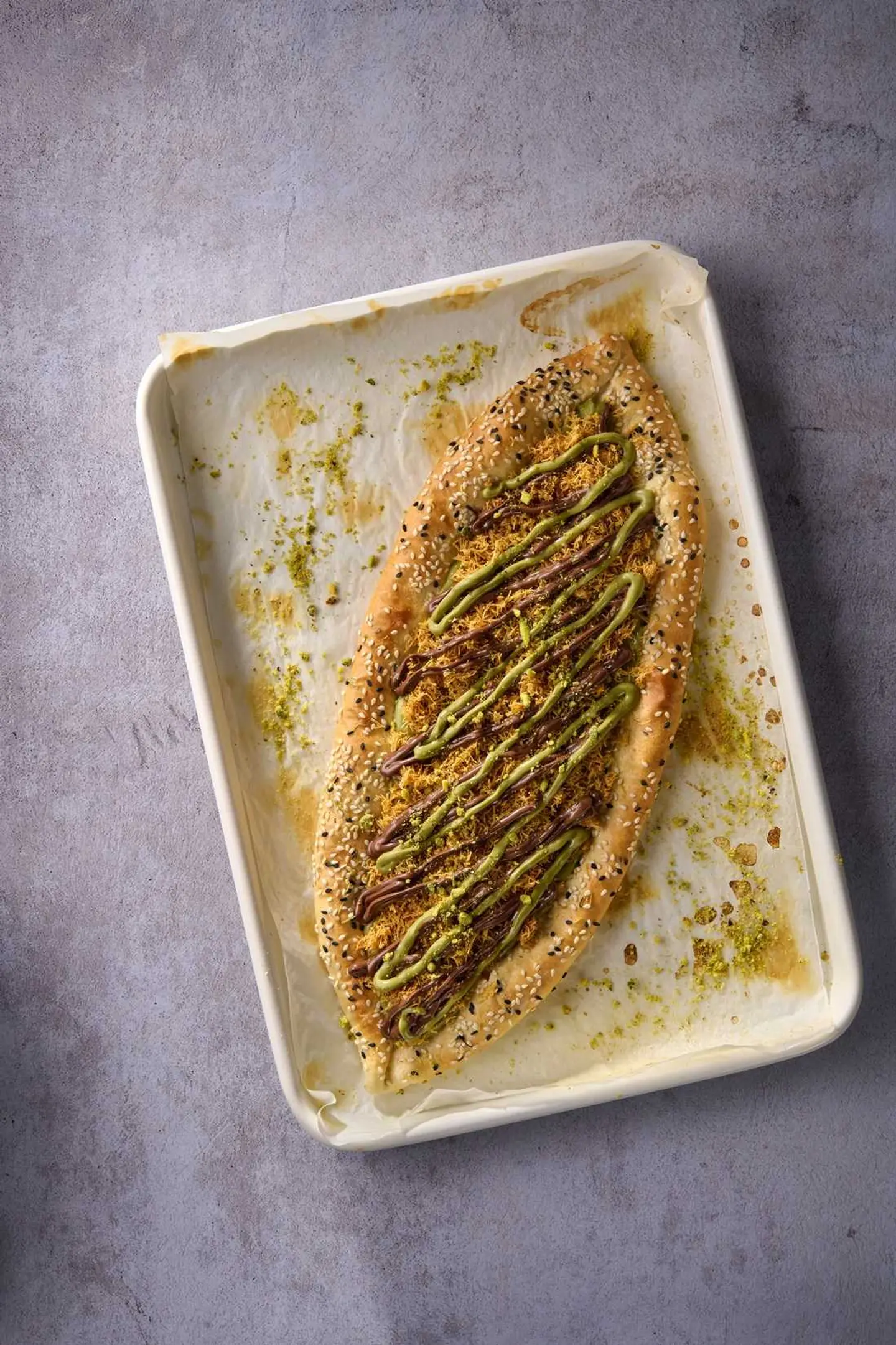 Pistachio Chocolate Fatayer