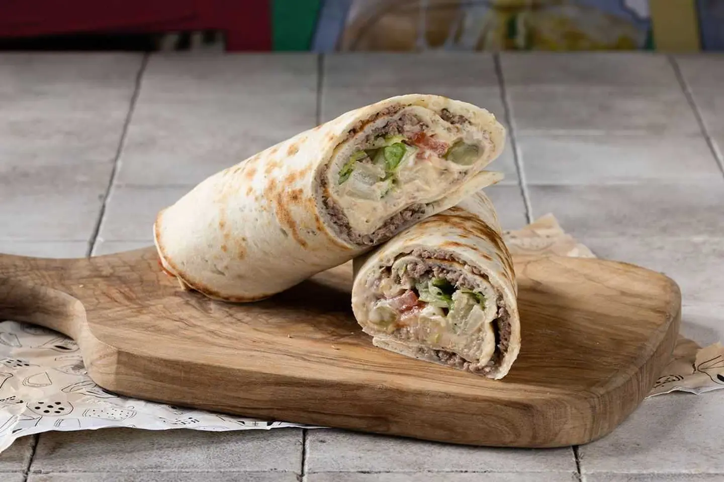 Kafta Lita With Hummus