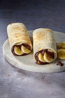 راب الموز والنوتيلا
