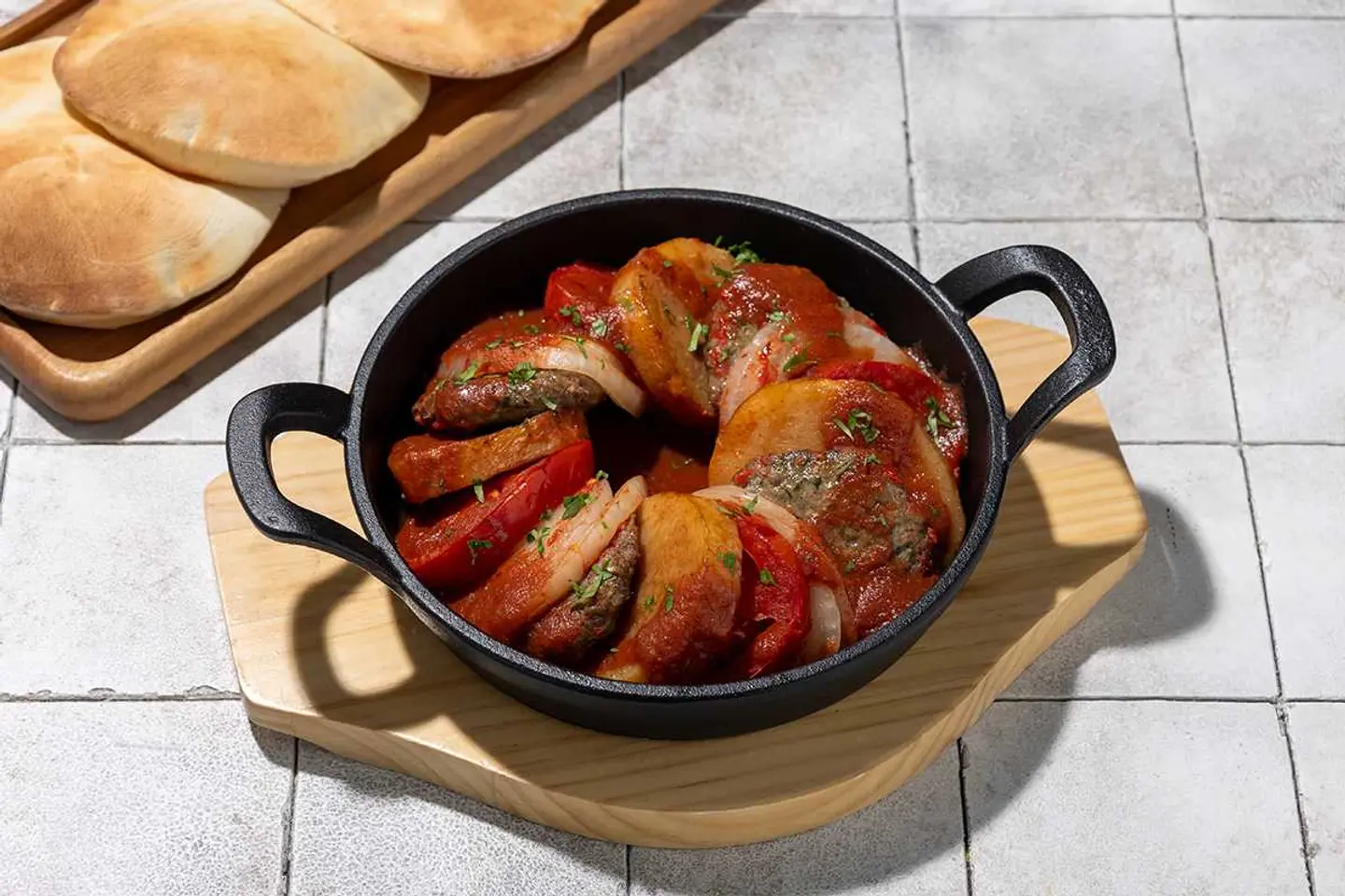 Kafta & Potato Pan