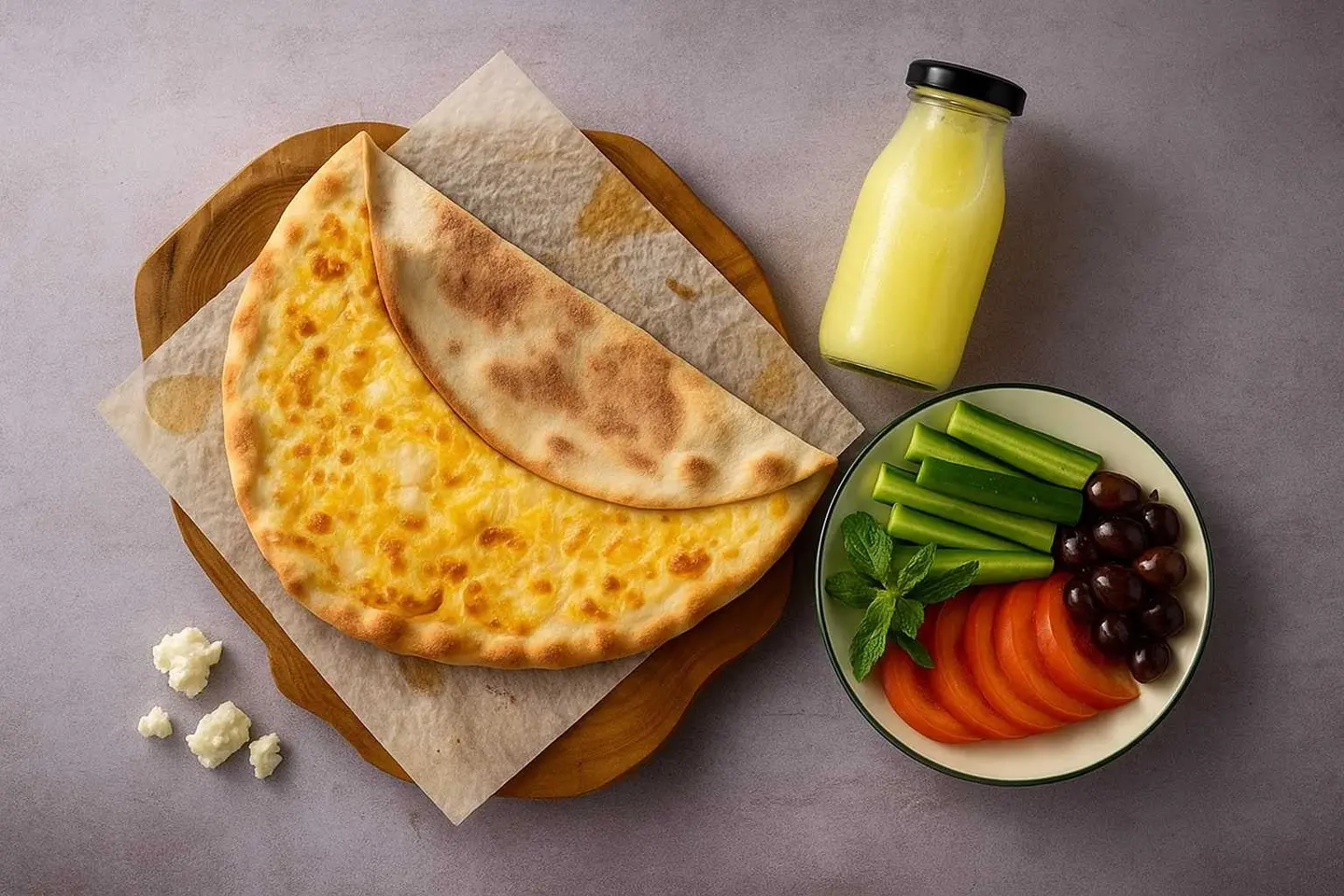 Manakeesh Meal For 1