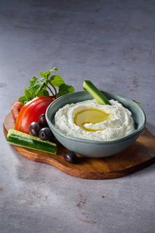 طبق لبنة