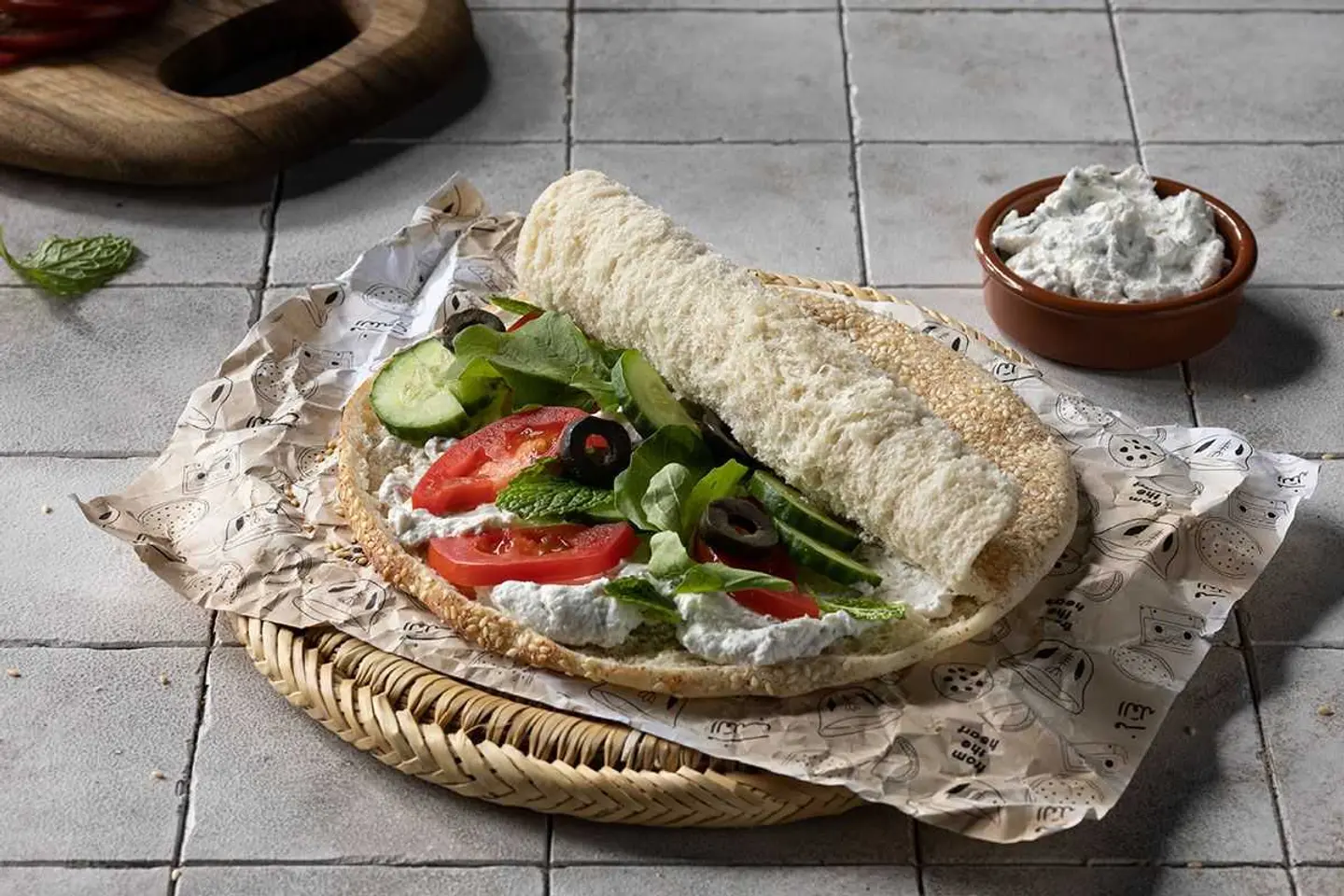 Kaak Labneh & Feta