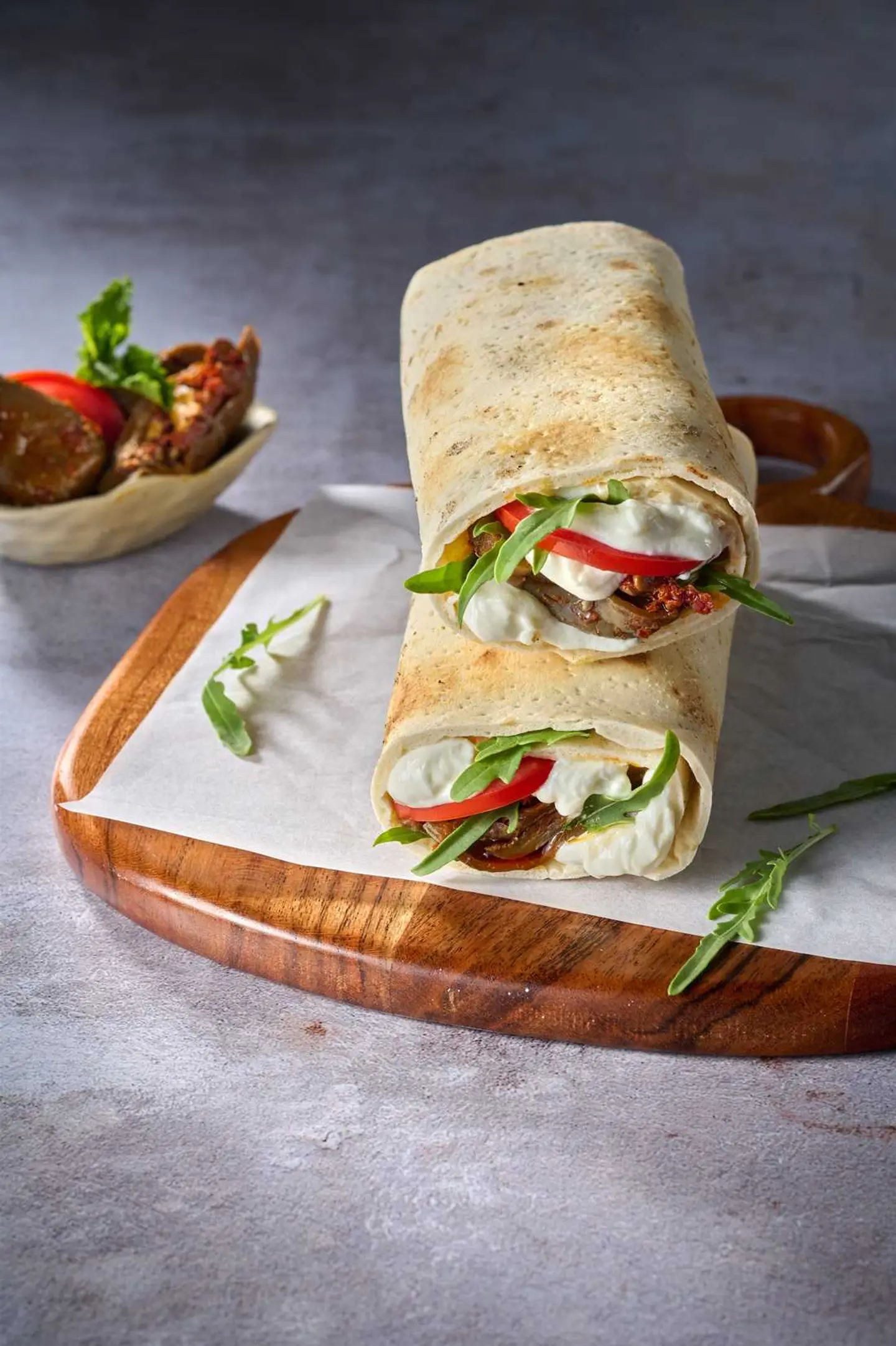 Labneh & Makdous Wrap