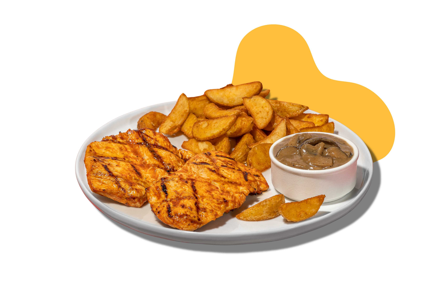 Mushroom Chicken Platter