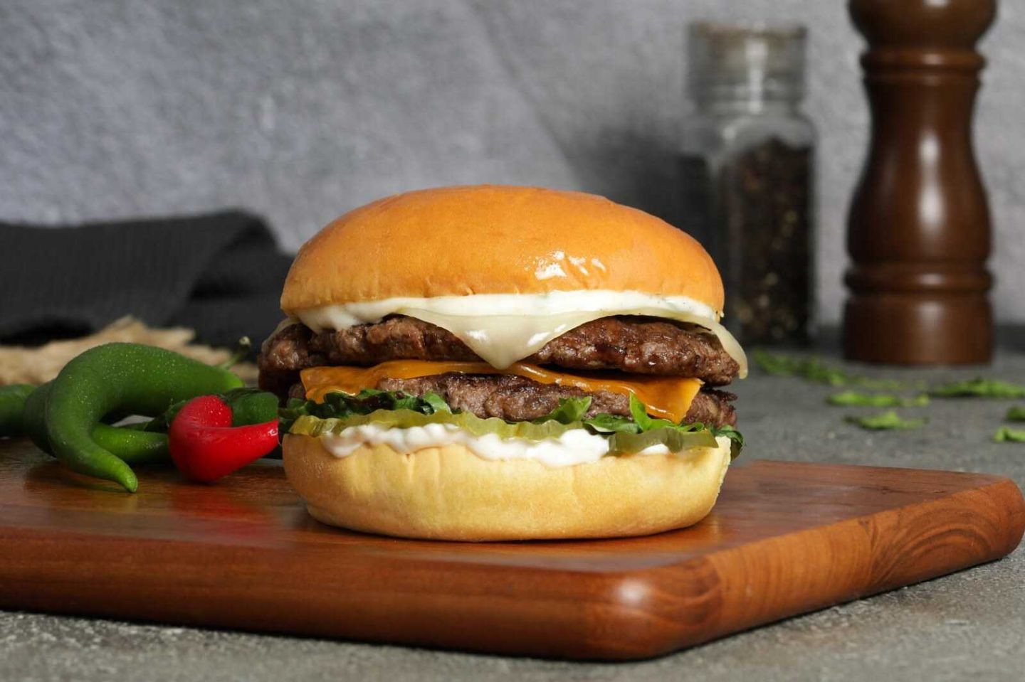 Spicy Beef Burger