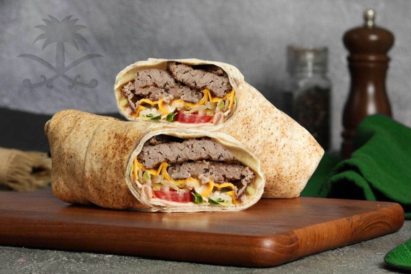 Saudi Burger Wrap