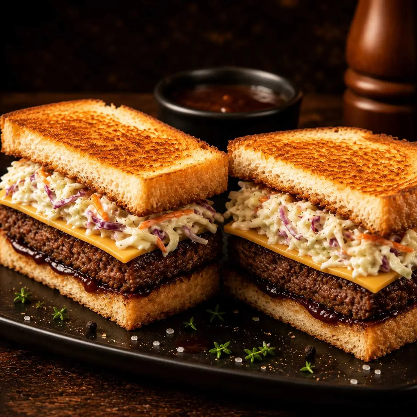 Golden Sando Burger