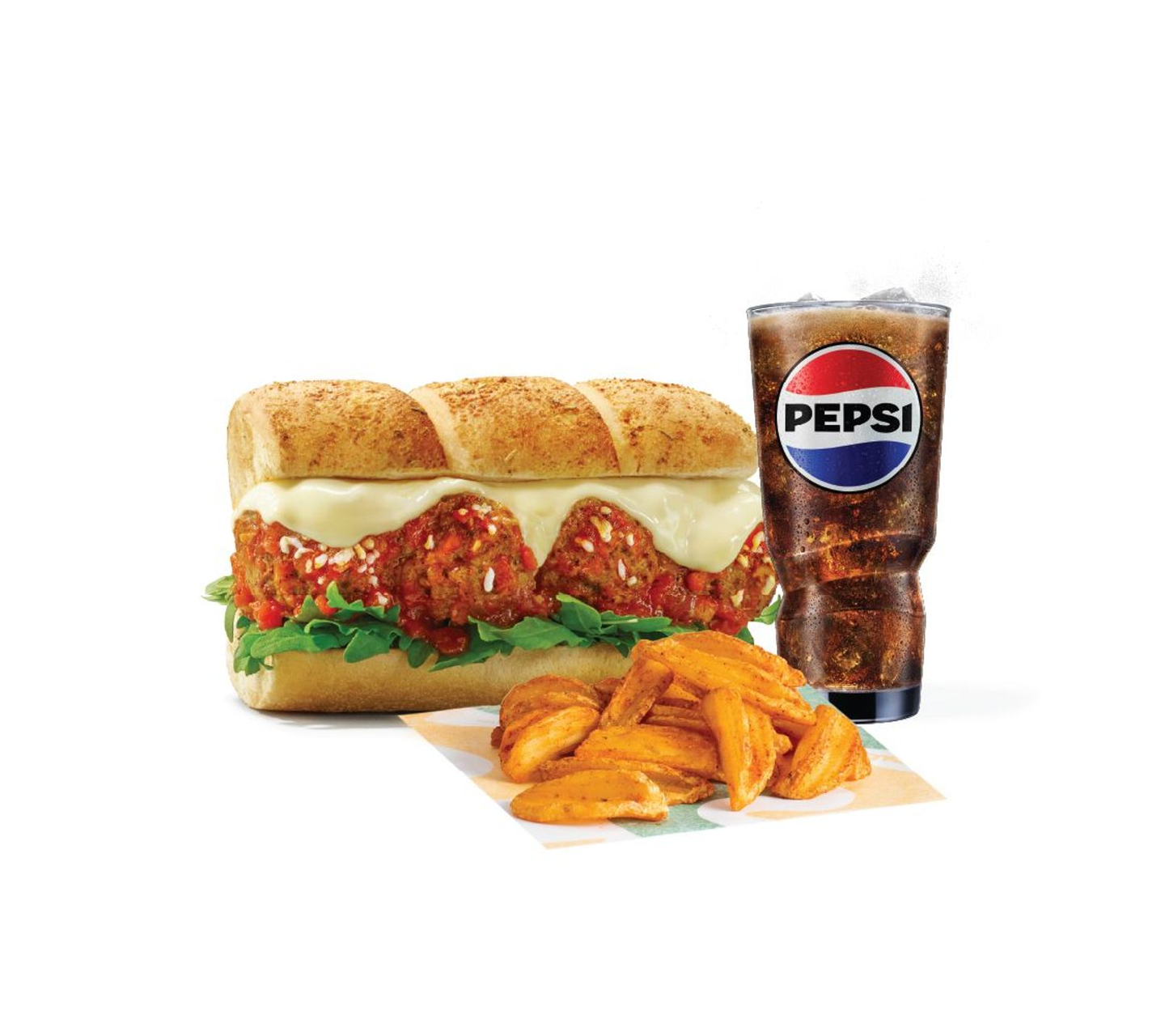 6" Inch Meatball Combo - 6 Inch Wheat Bread