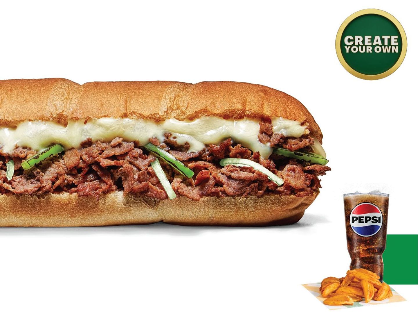 Steak & Cheese Meal - Italian Bread 6inch