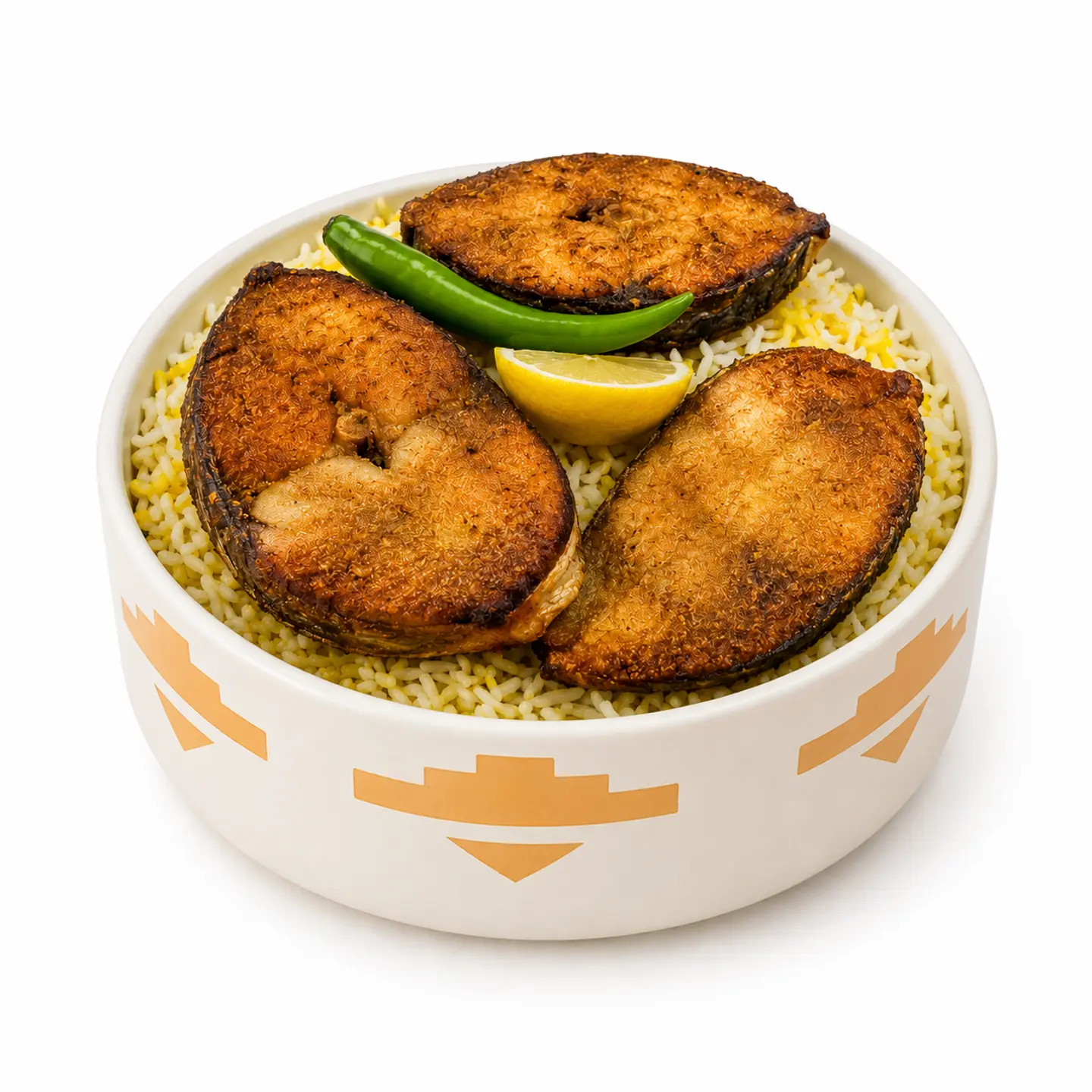 صيادية مع الأرز