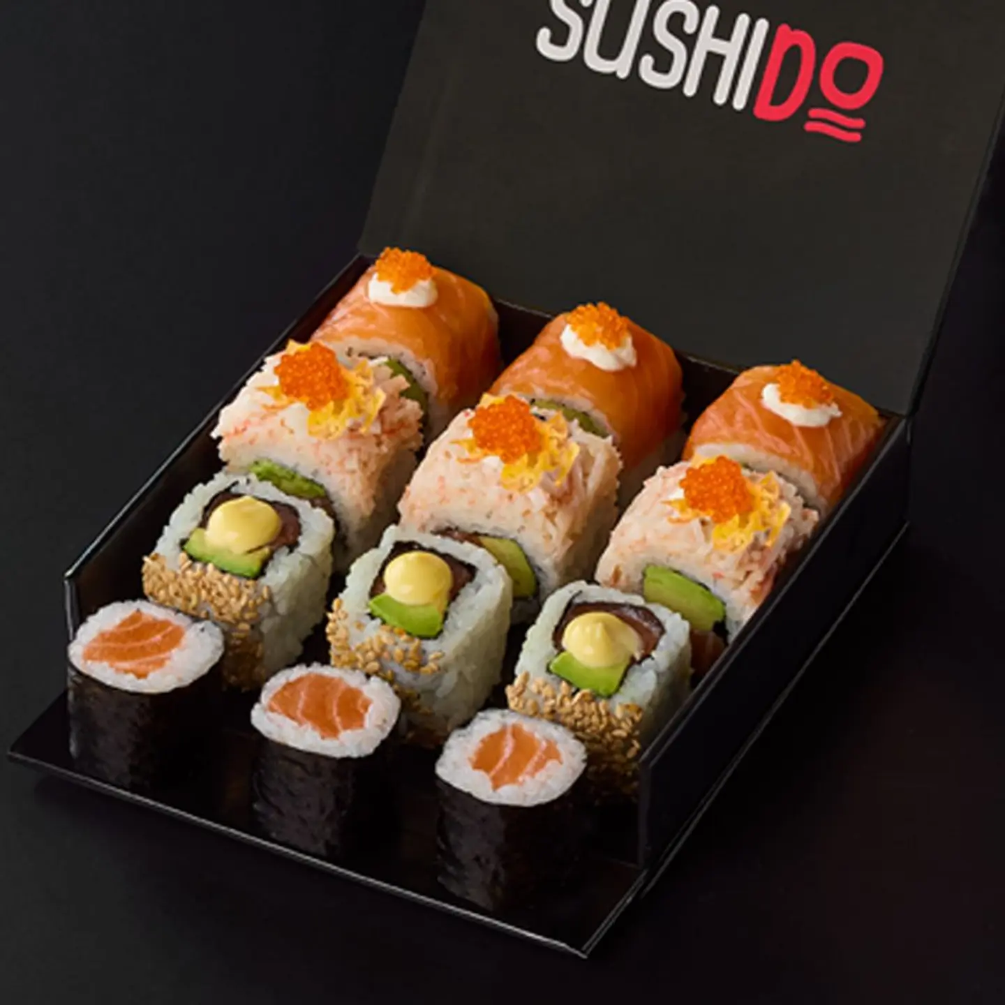 علبة سلمون 12 قطعة