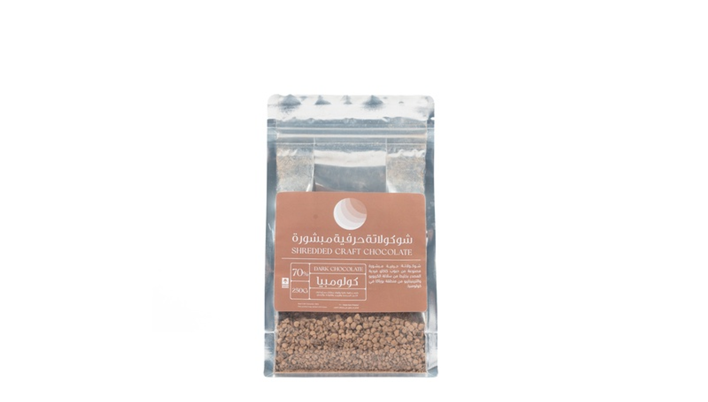 Shredded Craft Chocolate Colombia 70% 250 G
