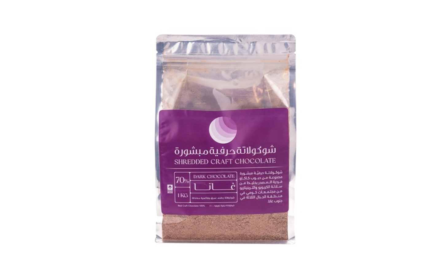 Shredded Craft Chocolate Ghana 70%   1000g
