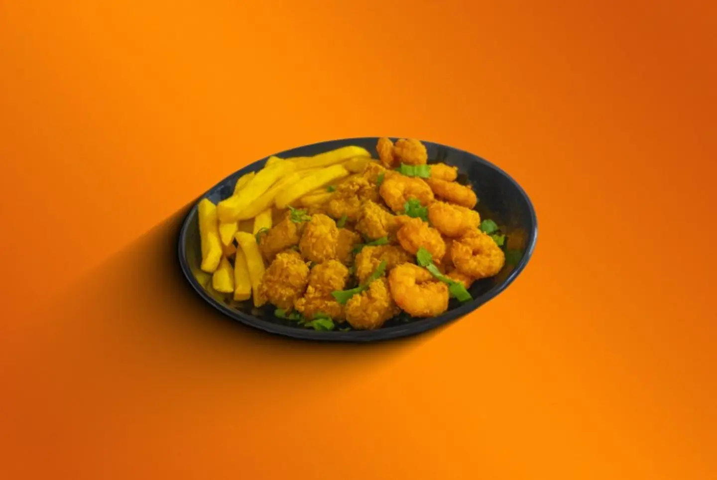 صحن ميكس مقلي