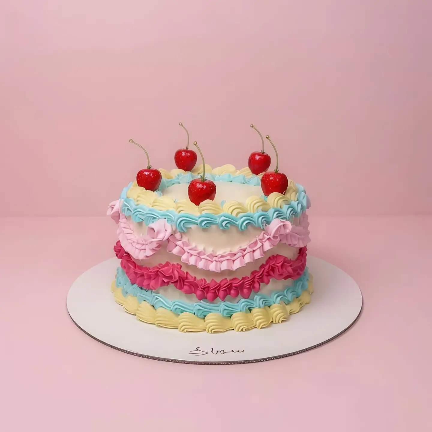 Fancy Nancy Eid Cake