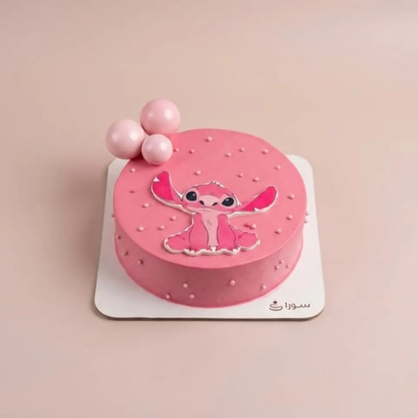 Pink Stitch Cake