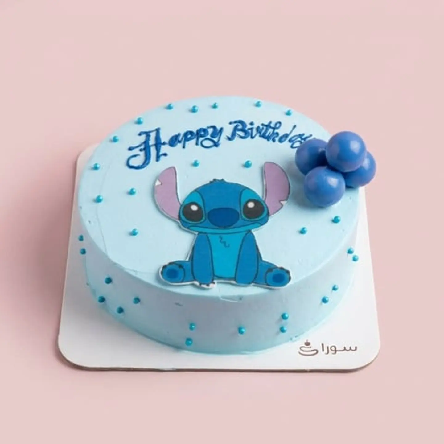 Blue Stitch Cake