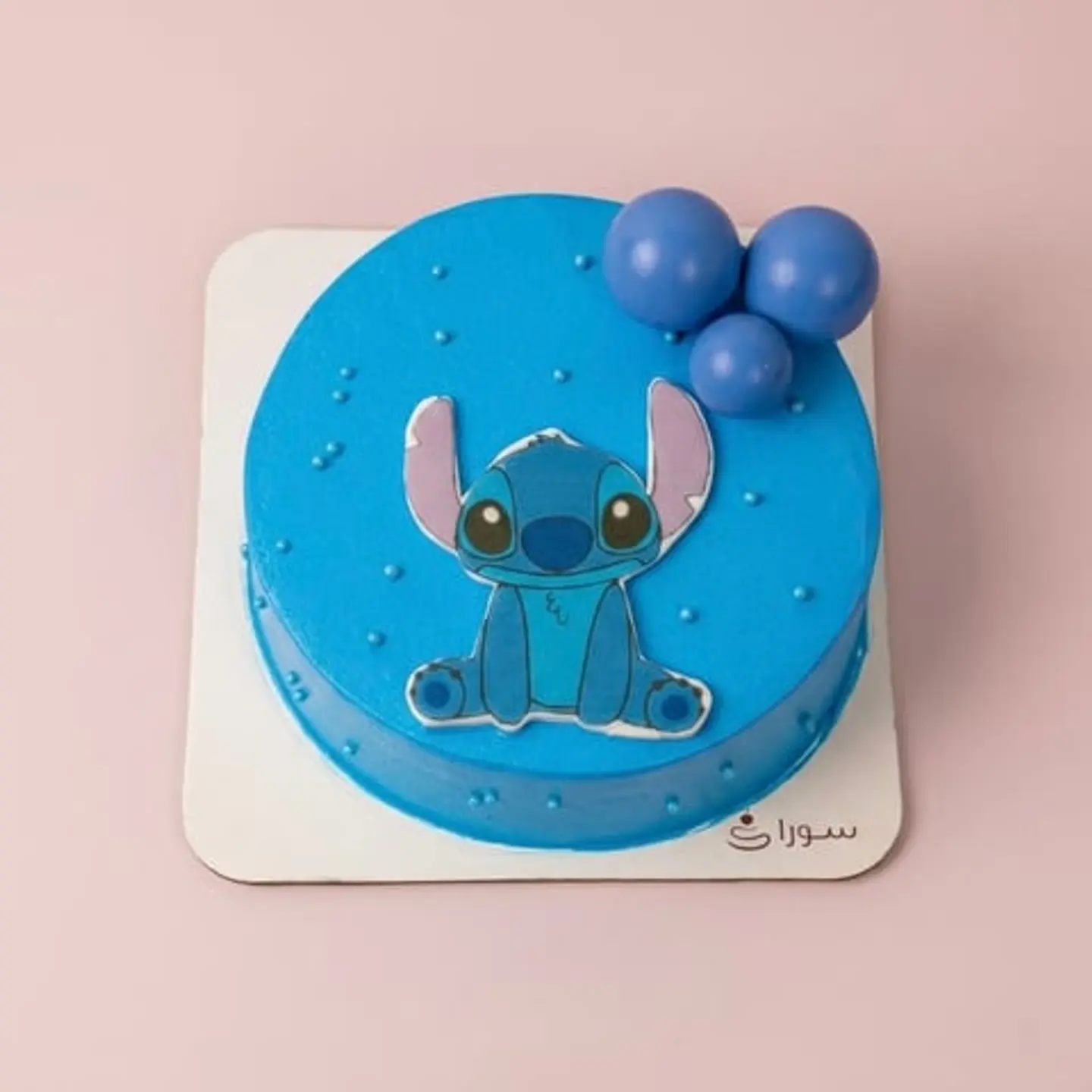 Blue Stitch Cake