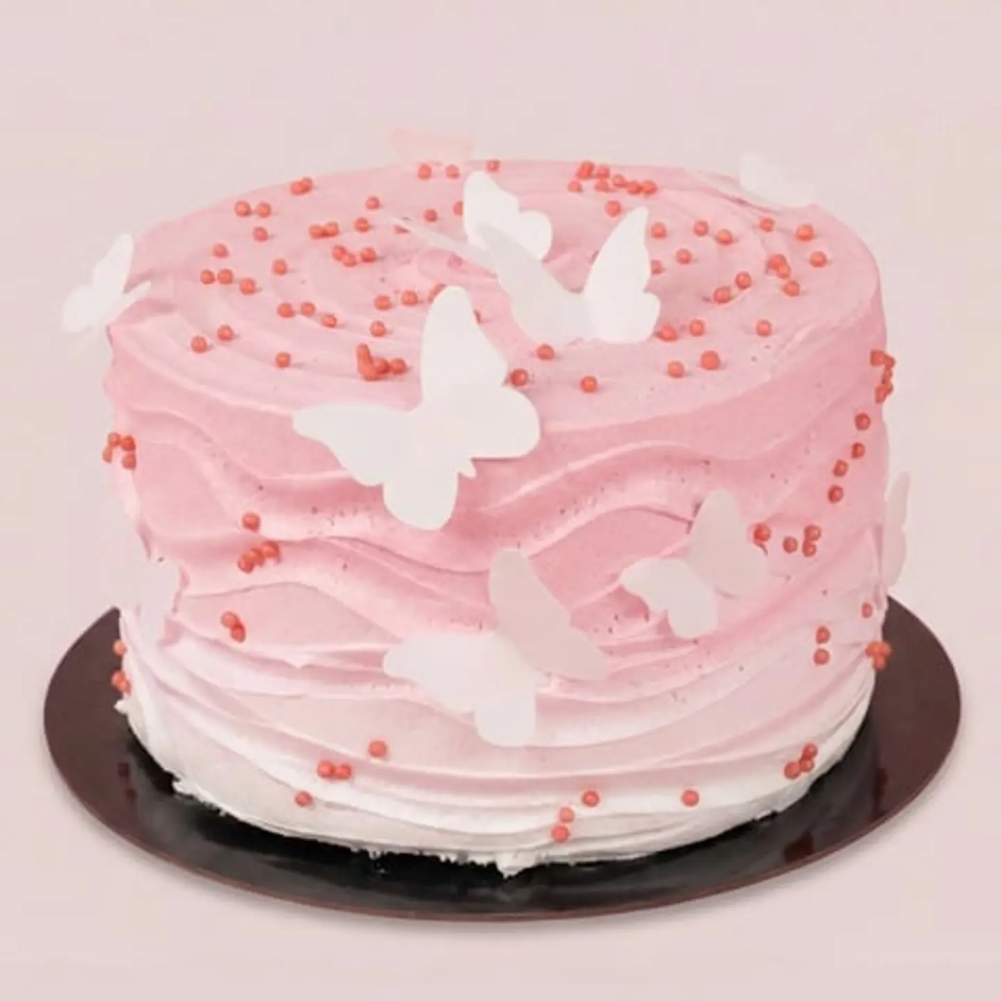 Pink Butterfly Cake