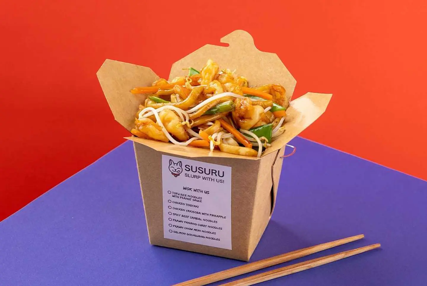 Prawn Chow Mein Noodles