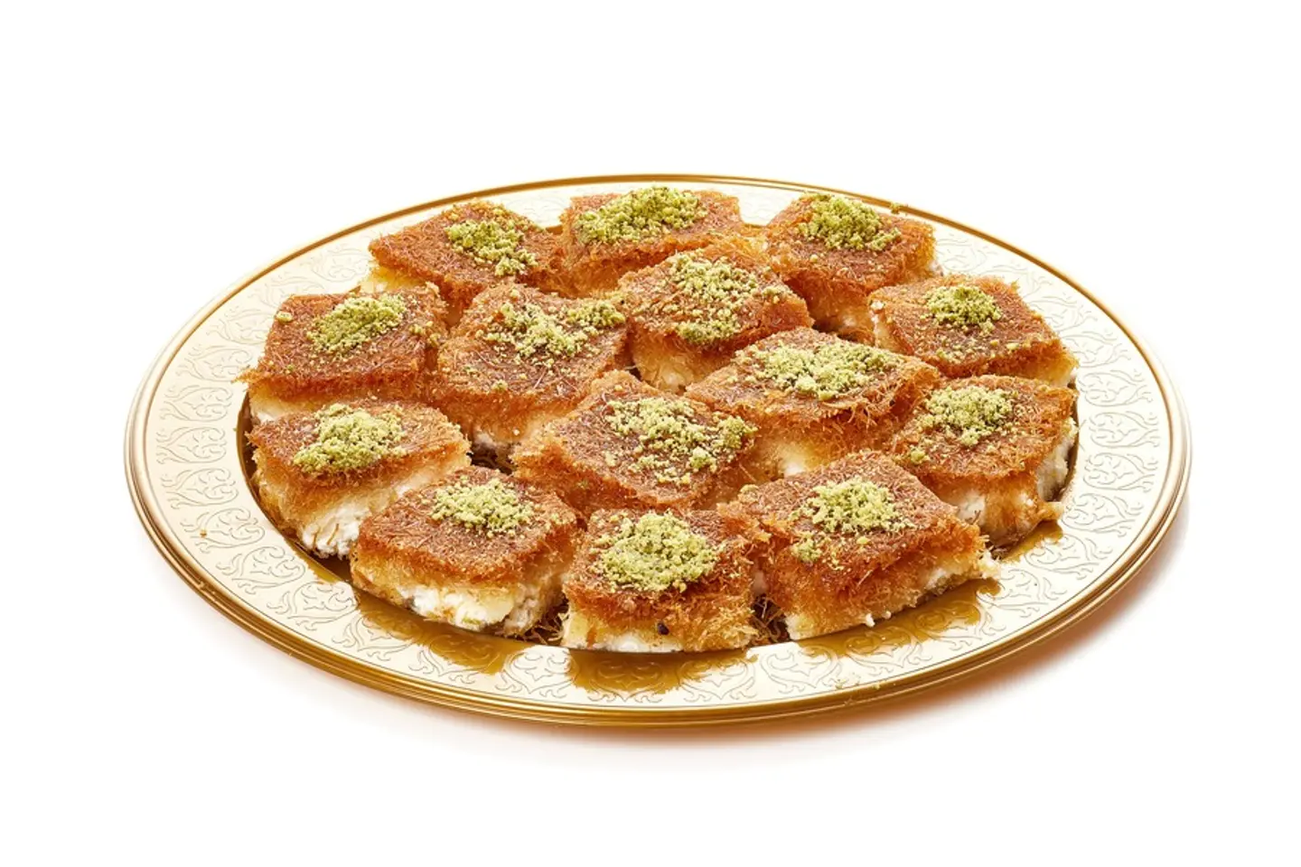 كنافة خشنة بالقشطة