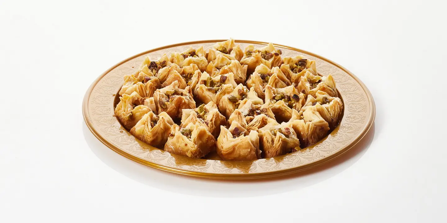 Rose Baklava With Pistachios