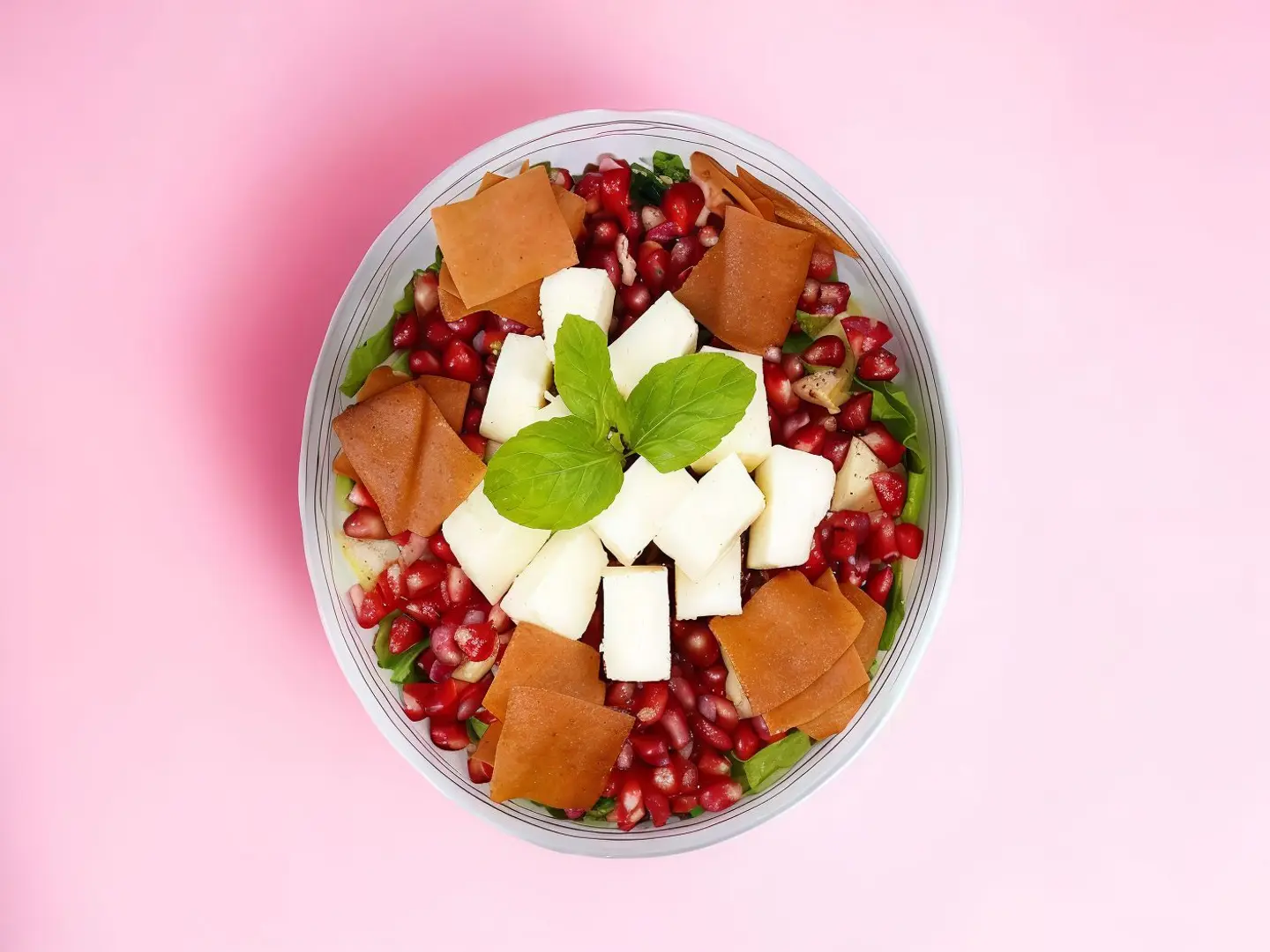 Halloumi Fattoush Salad