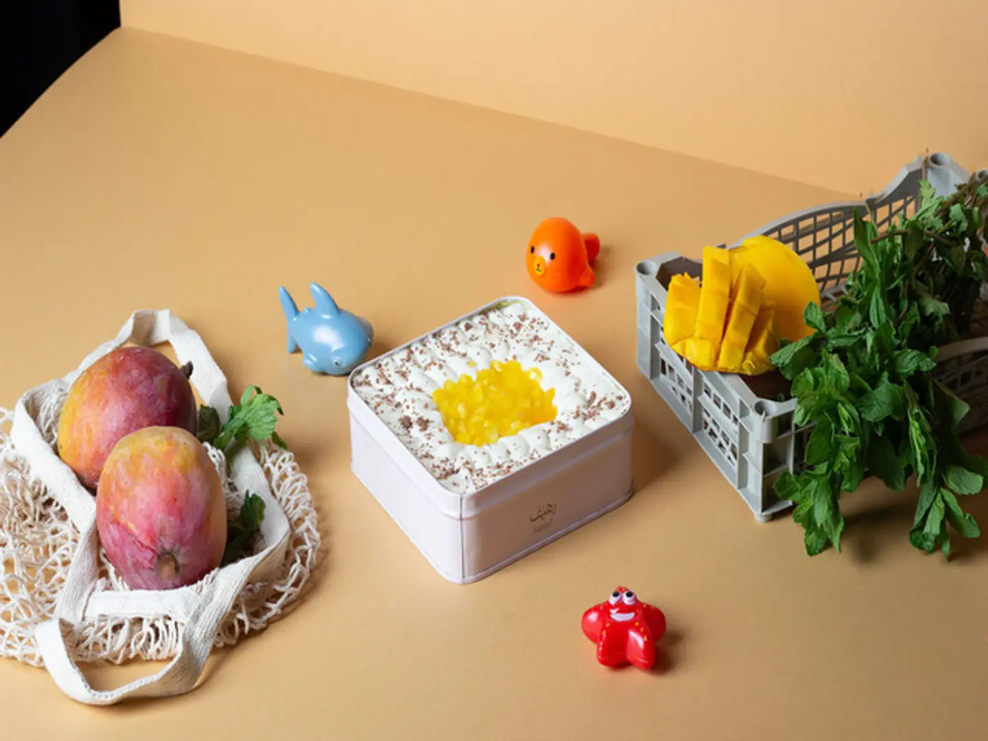 Mango, Ice Cream Cake