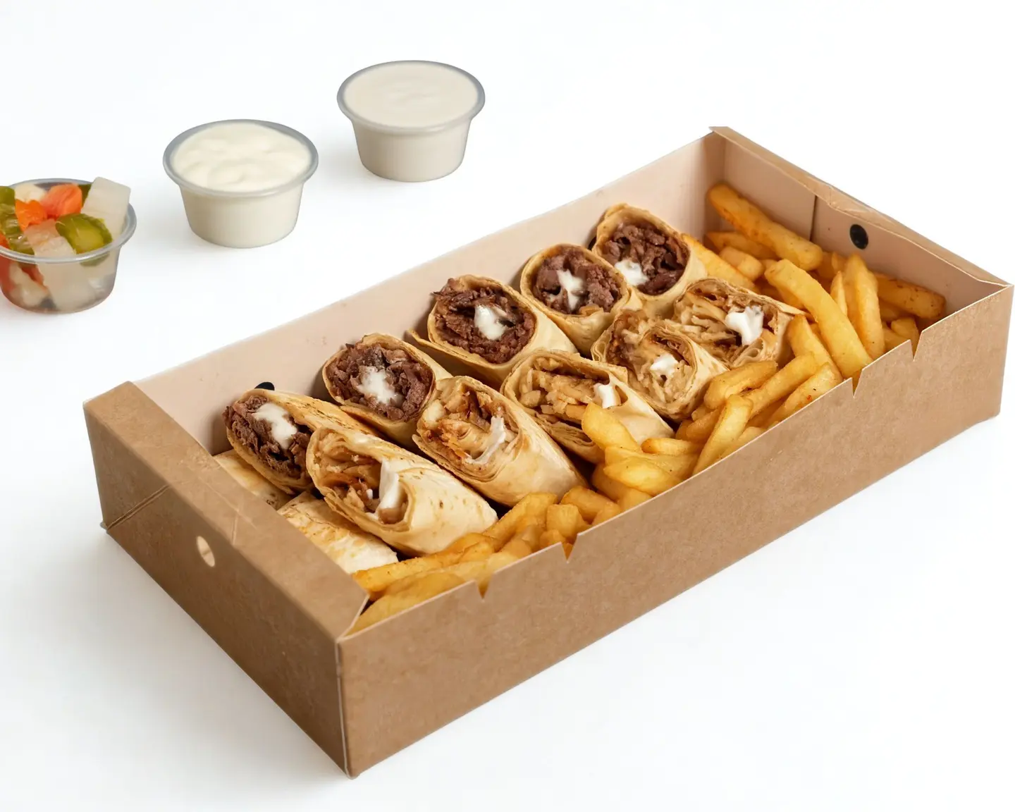 Mixed Shawarma Box (12 Pcs)