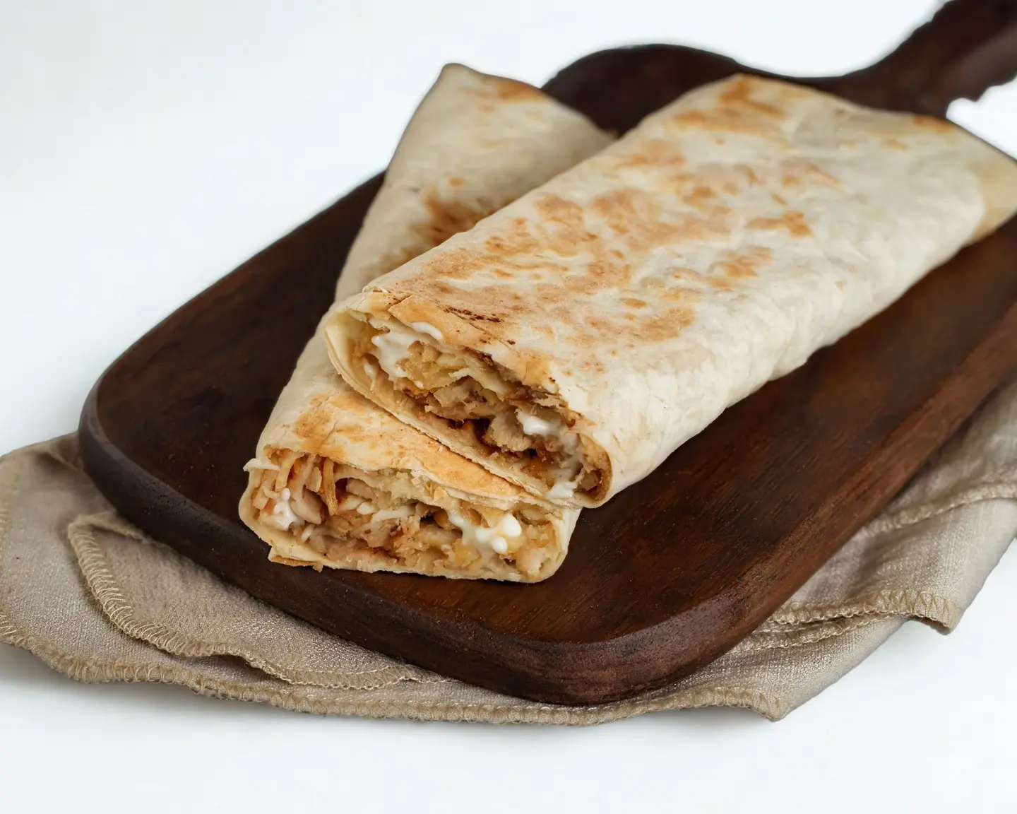 Spicy Chicken Shawarma Saroukh Wrap