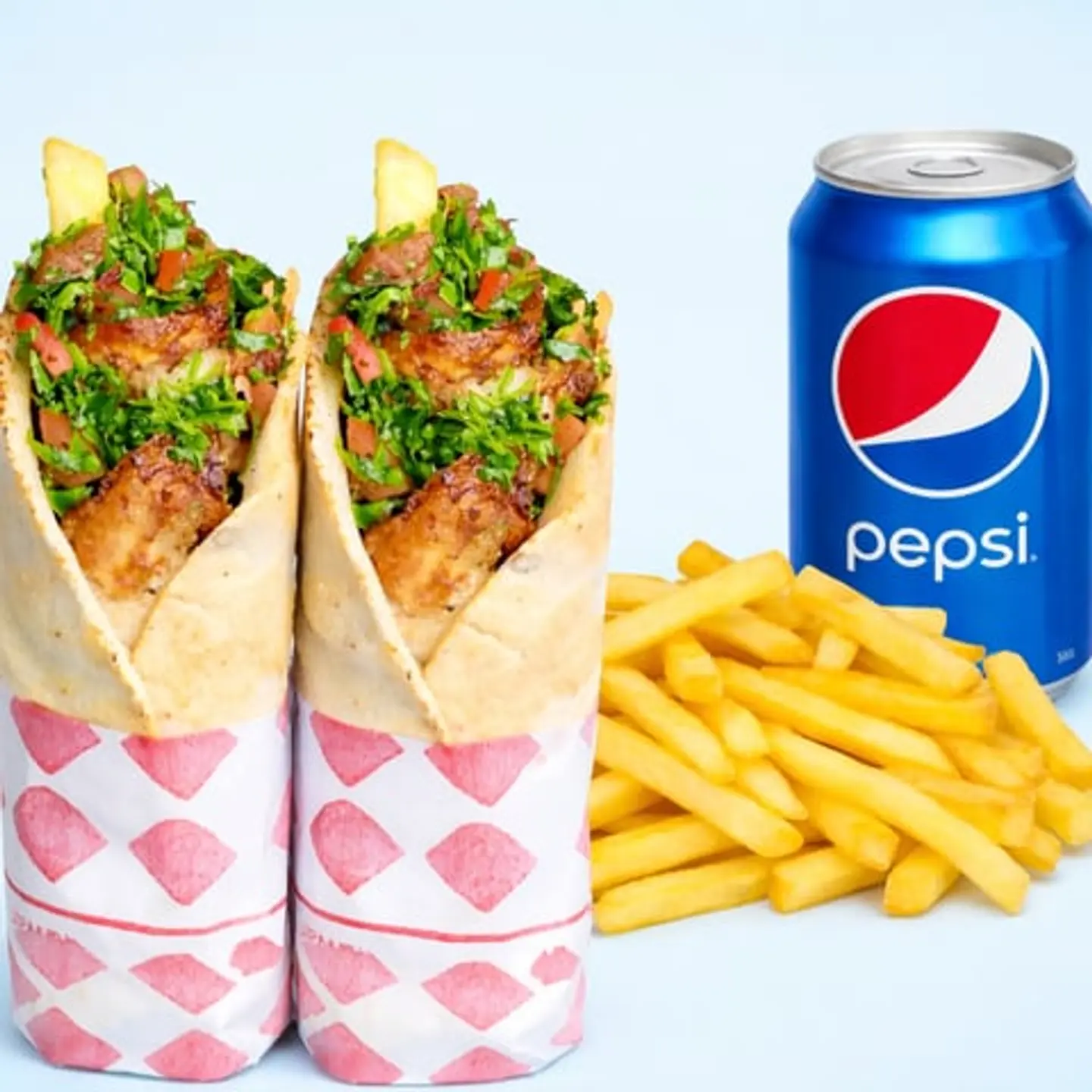 وجبة شاورما تبوله