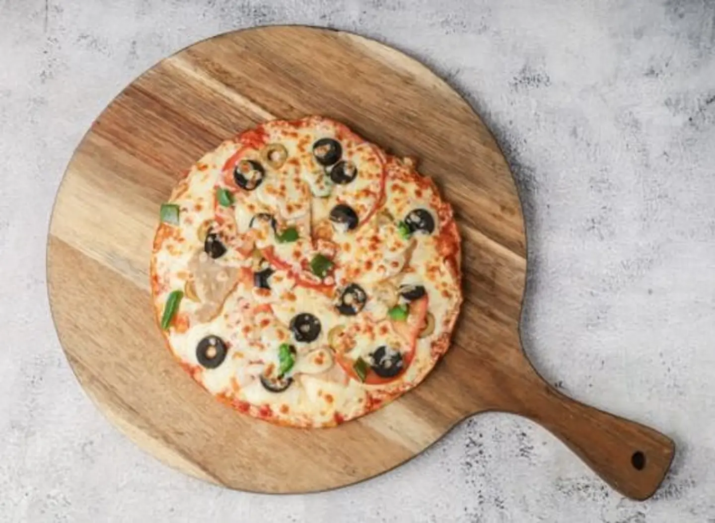 بيتزا خضار صغير