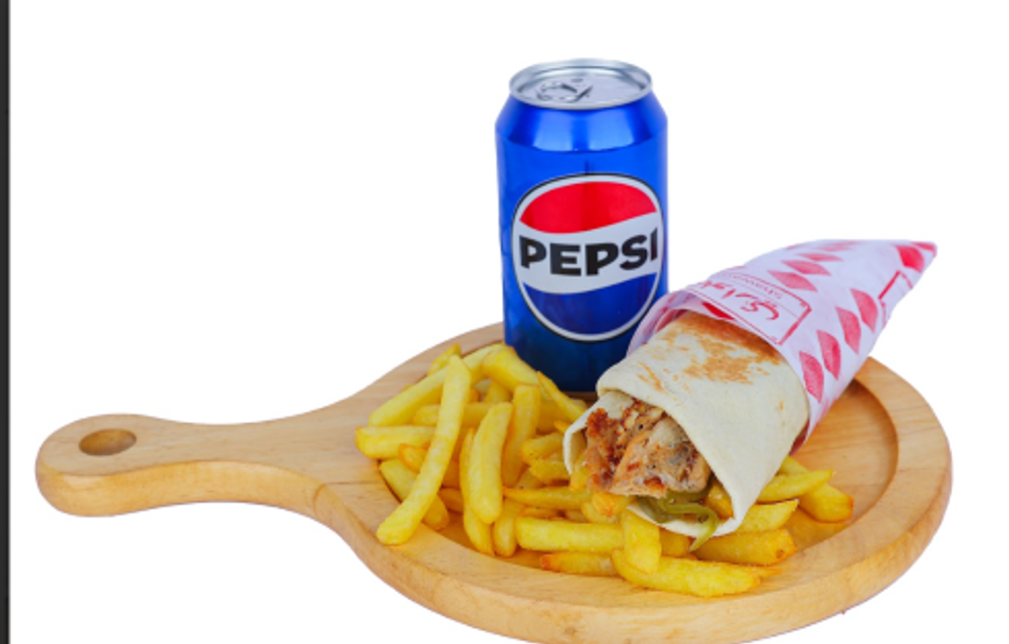 وجبة صاروخ +بطاطس+بيبسي