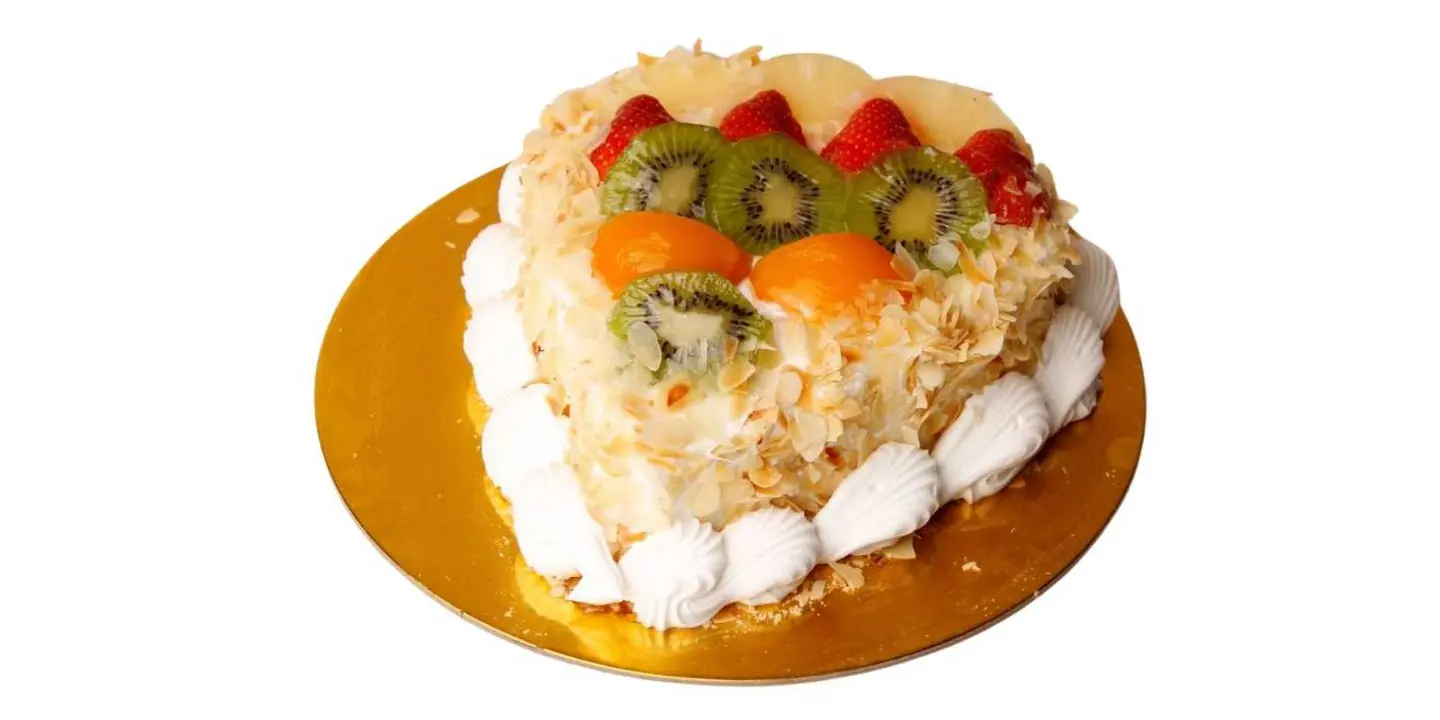 تورتة قلب فواكه