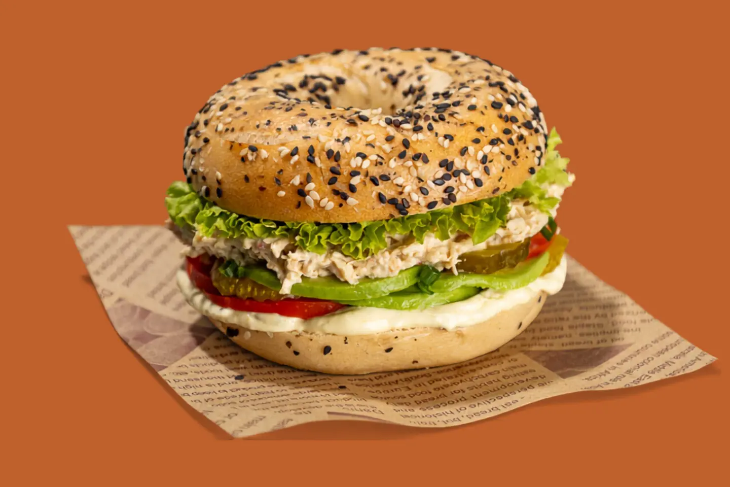 Chicken Avocado Bagel