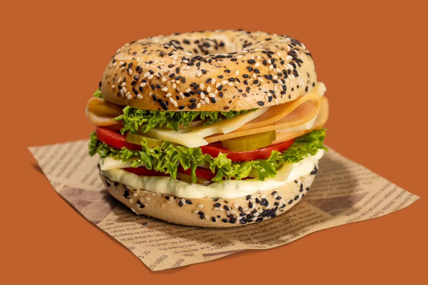 Turkey & Cheese Bagel