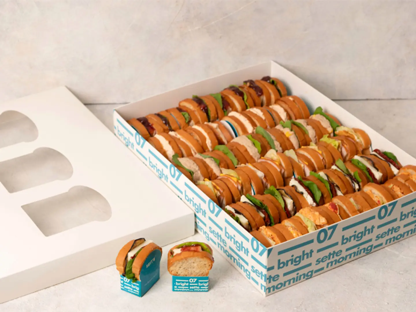 Mini Toast Box   48 Pieces