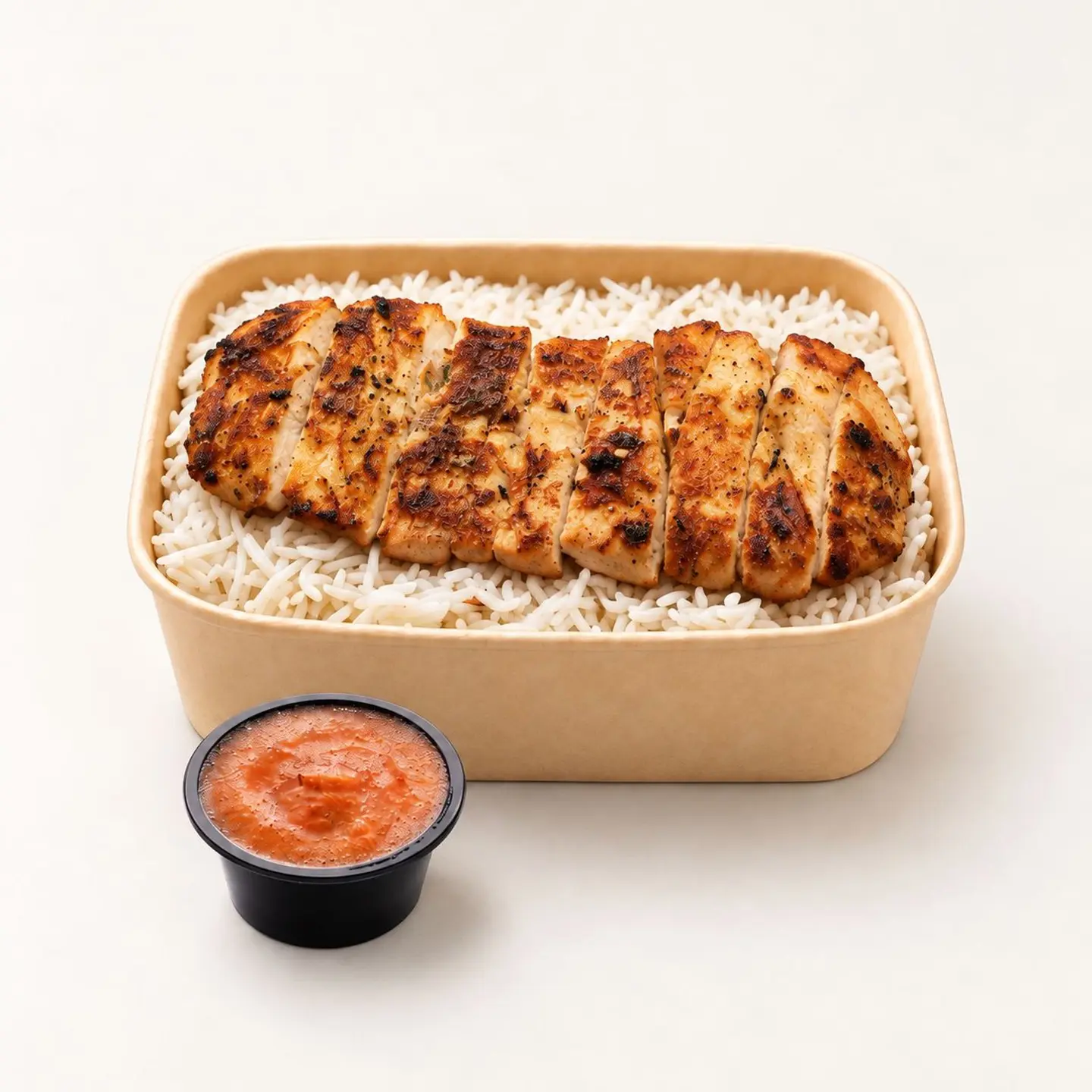 Rice With Grilled Chicken