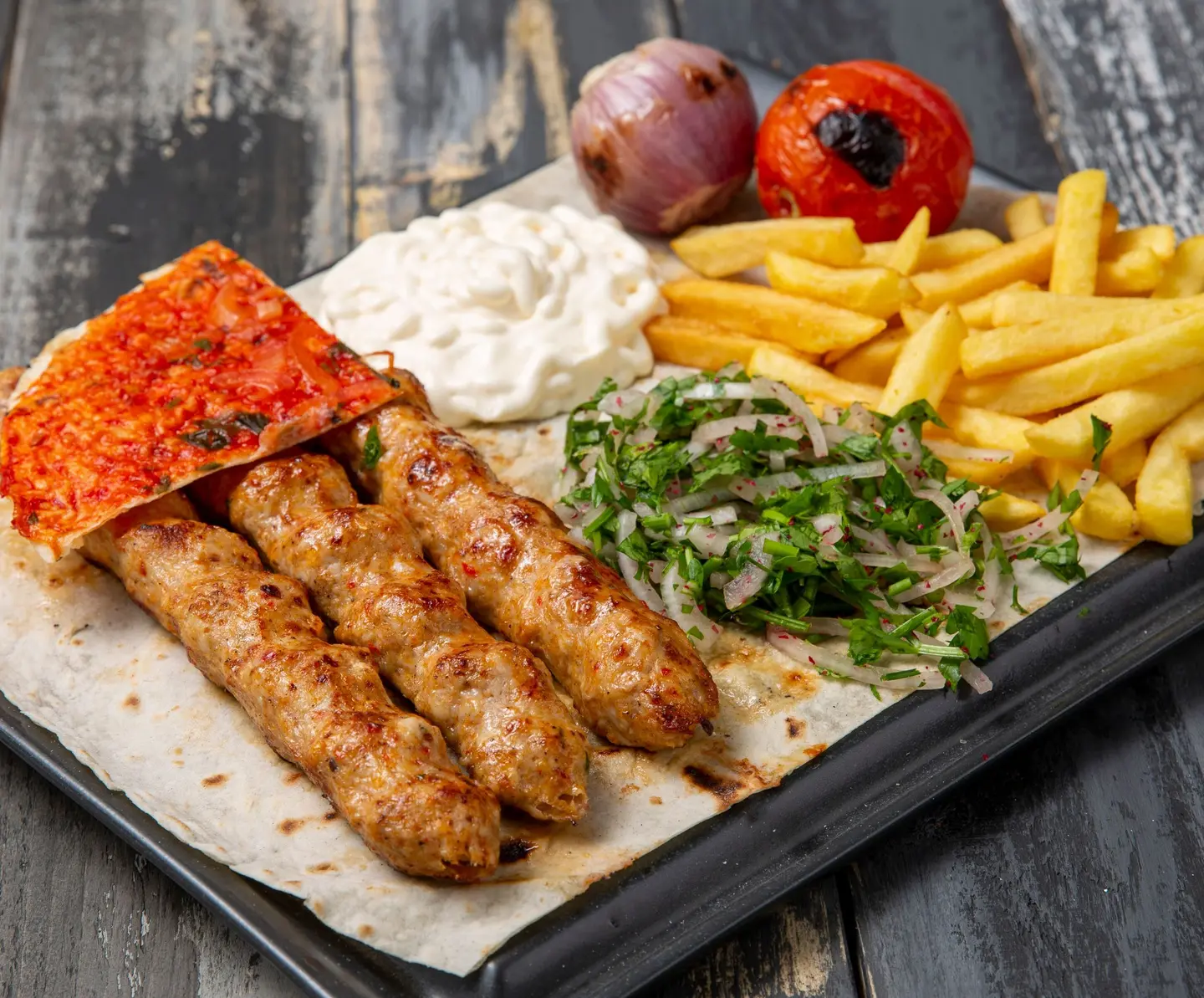 صحن كباب دجاج دبس رومان