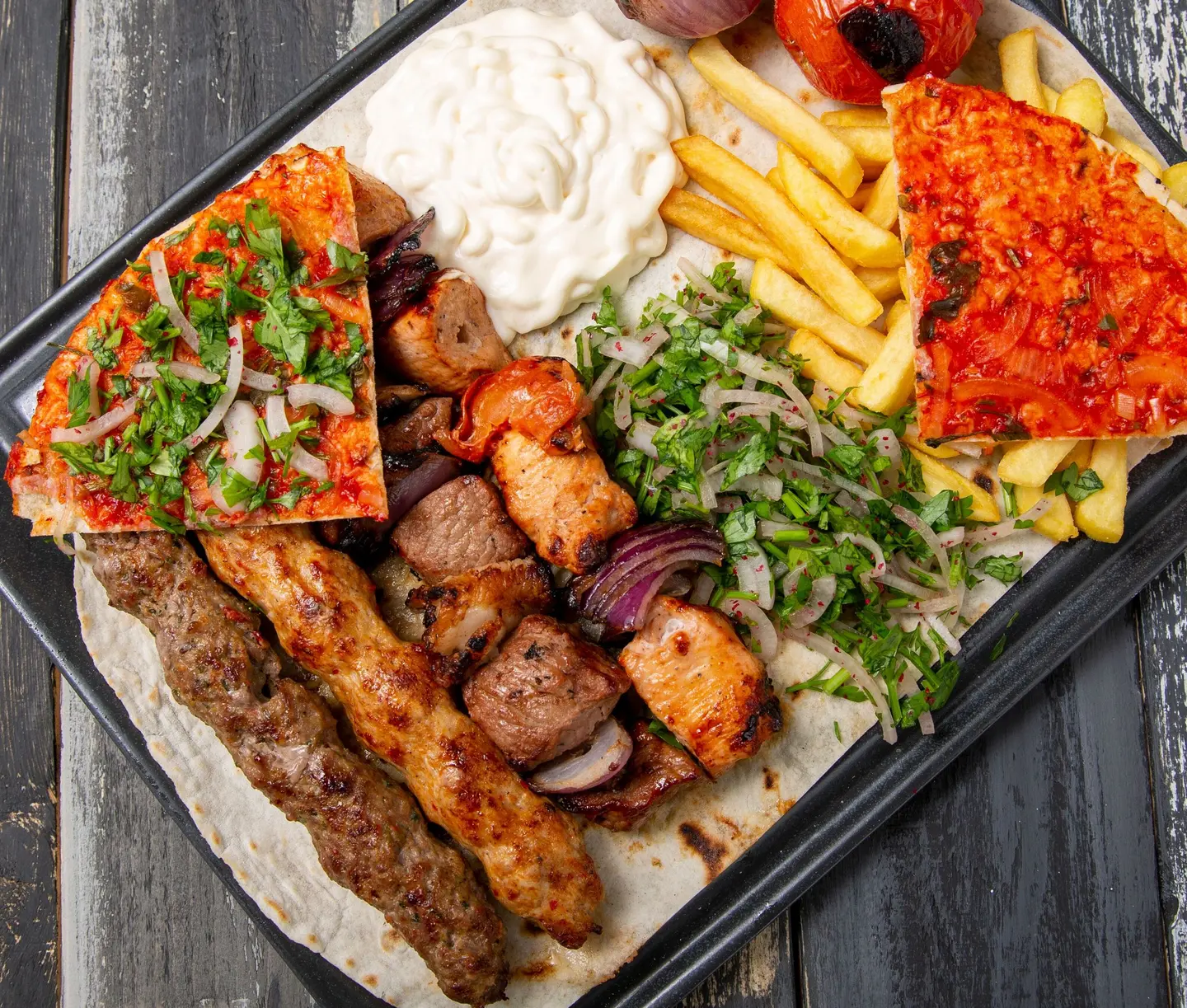 صحن مشوي مشكل