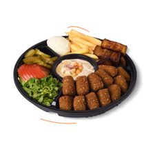 صحن فلافل مشكل