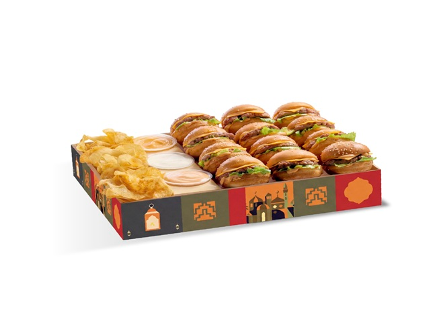 Slider Box - Slider Box Burger Slider Chk 9 Pcs