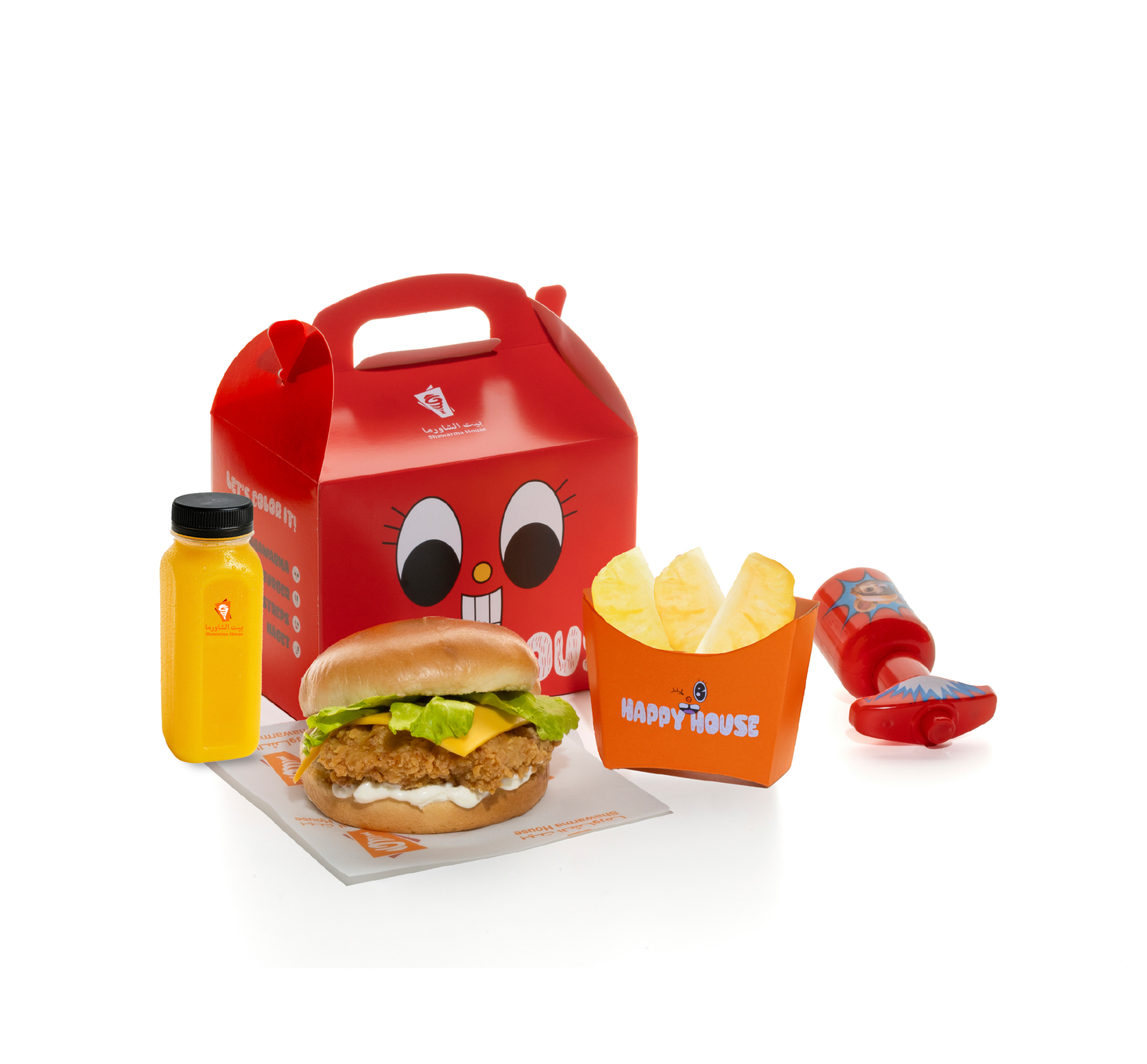 هابي هاوس برجر دجاج