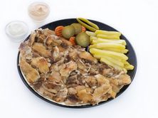 صحن شاورما دجاج ثوميلا