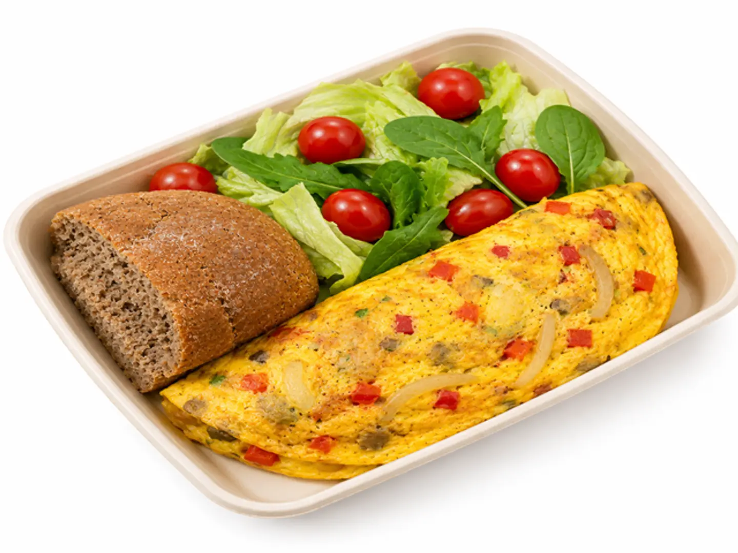 طبق اومليت صحي
