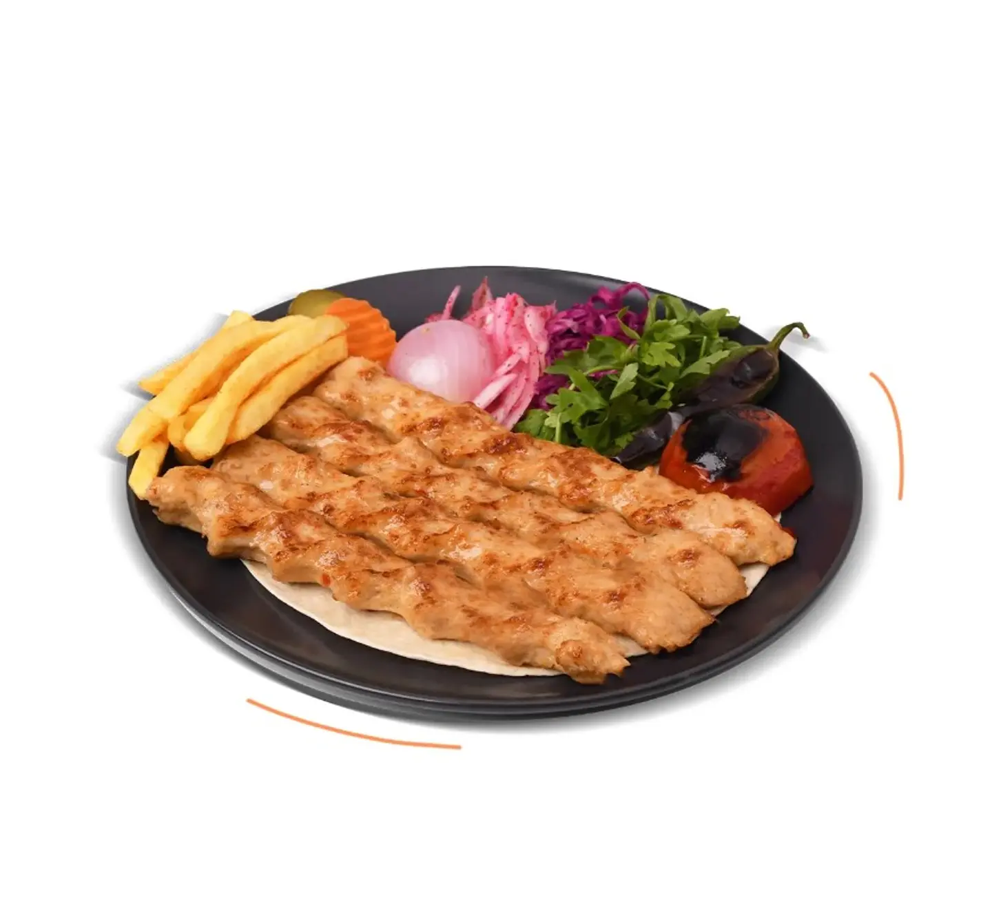كباب دجاج مشوي - كباب دجاج عائلي كبير