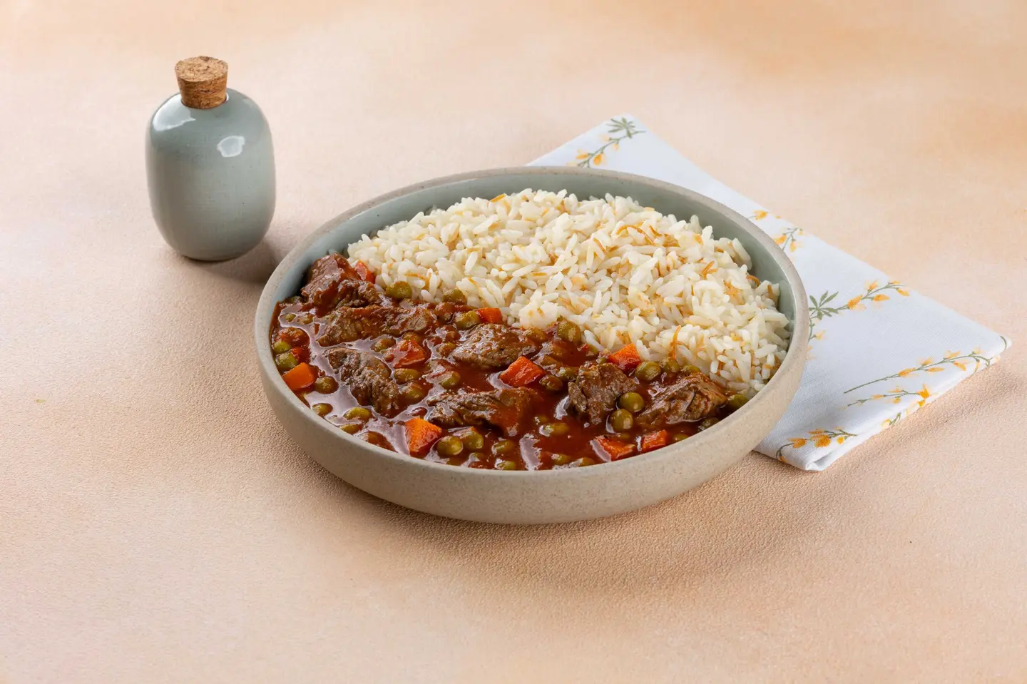 Beef Bazella & Rice