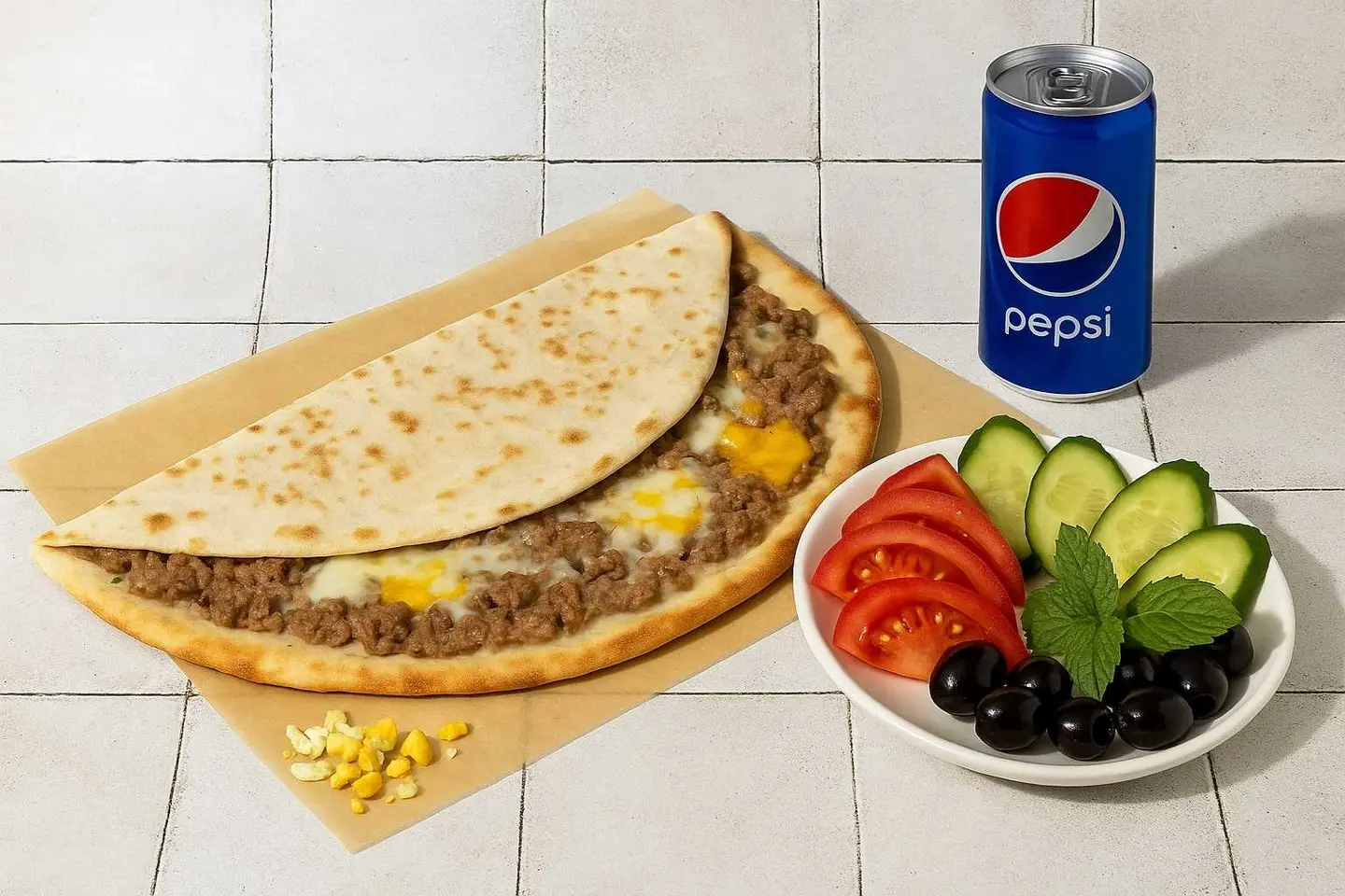 وجبة مناقيش لشخص واحد